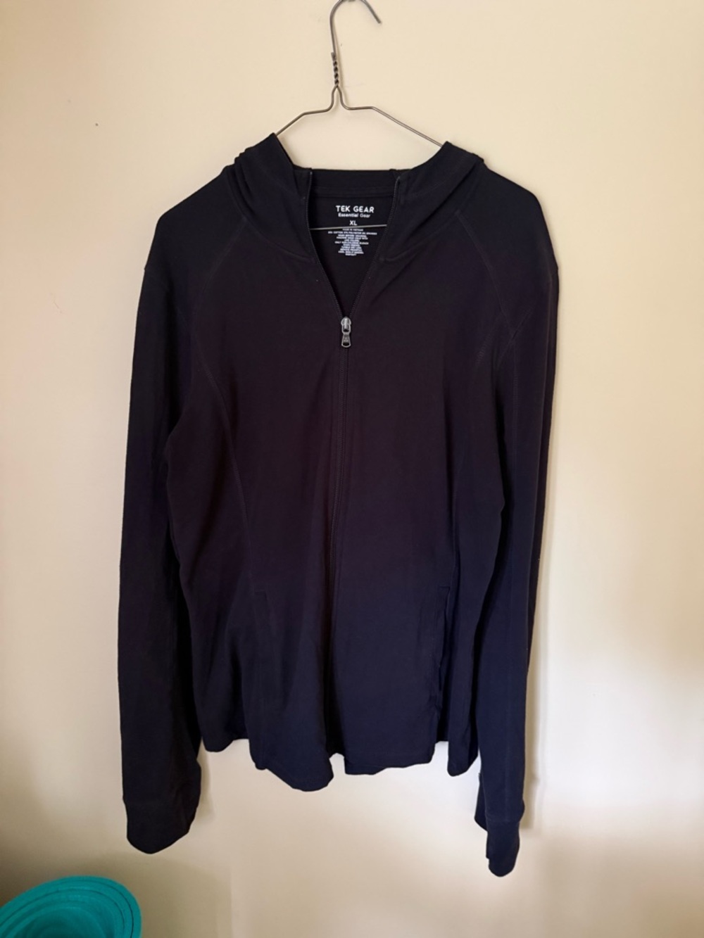 tek gear Women's Hooded Zip Jackets in Black and Navy - Picture 16 of 16
